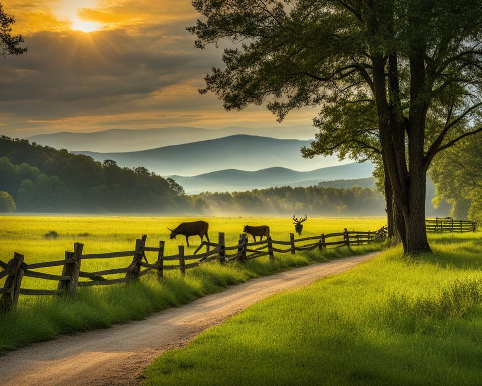 scenic views of Cades Cove