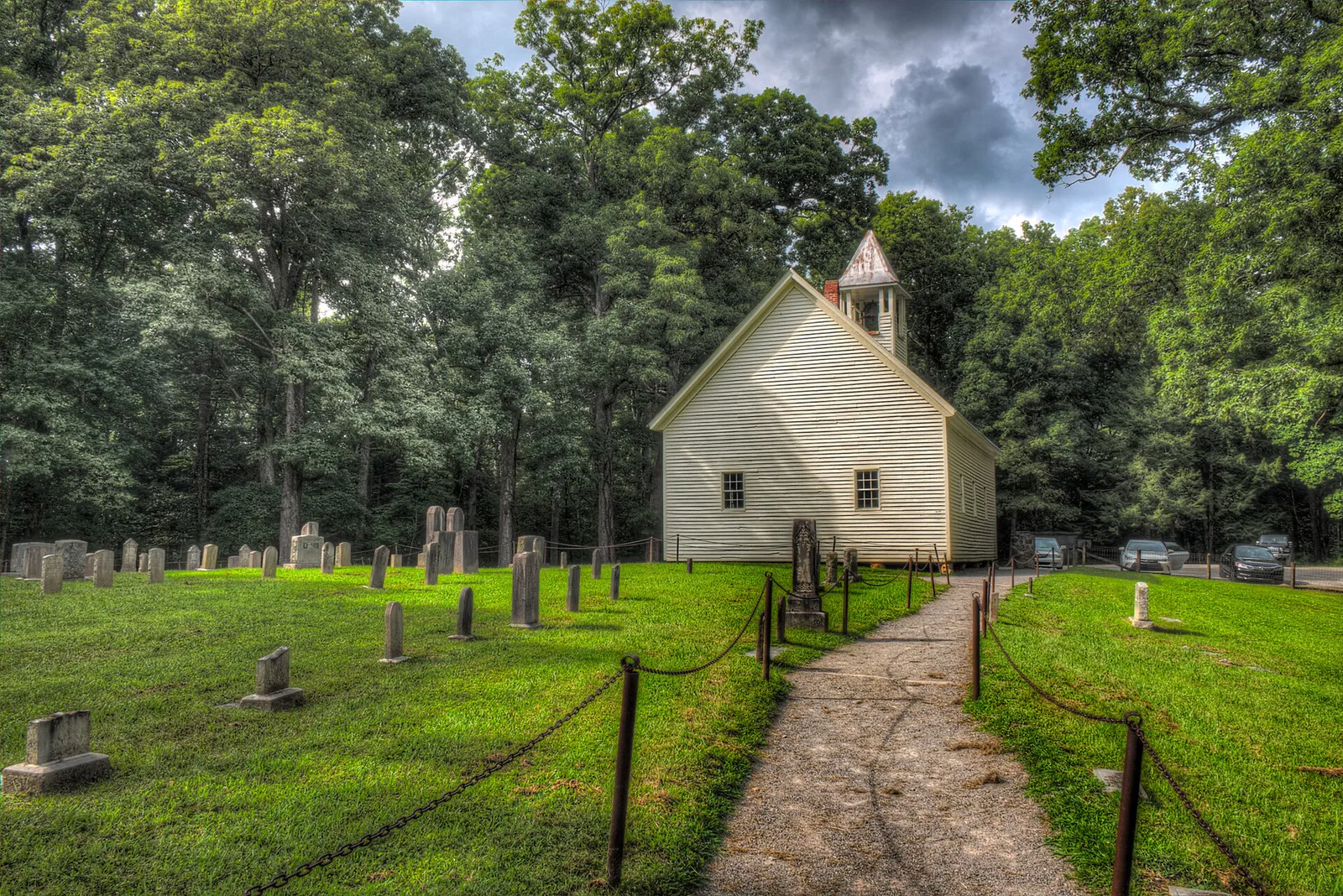 Primitive Baptist Church in Cades Cove