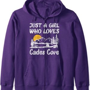 Girl Who Loves Cades Cove Hoodie