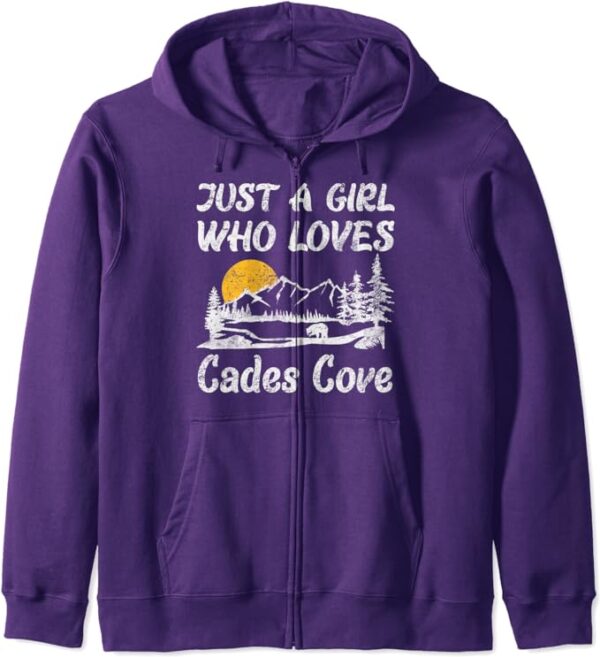 Girl Who Loves Cades Cove Hoodie